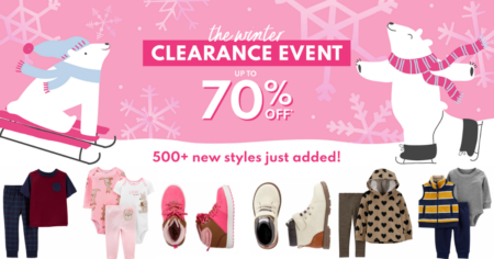 carters clearance event