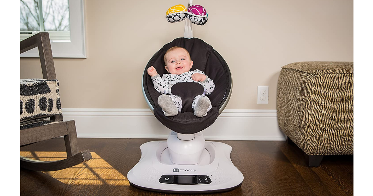 moms® mamaRoo® Classic Multi Motion™ Baby Swing in Black