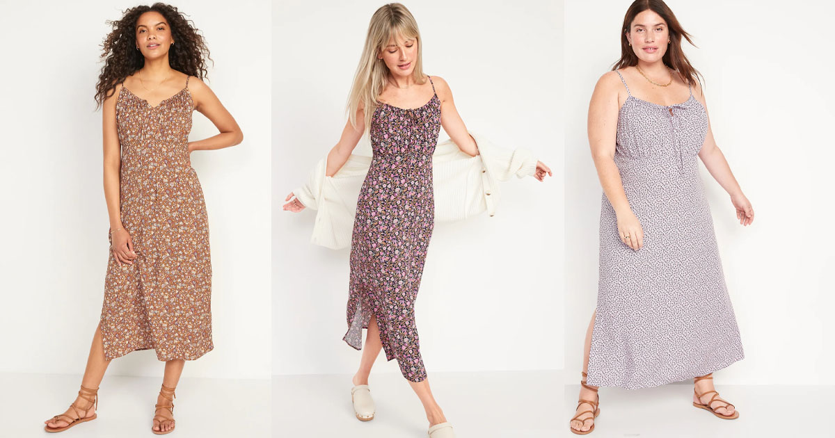 Floral Maxi Cami Shift Dress for Women