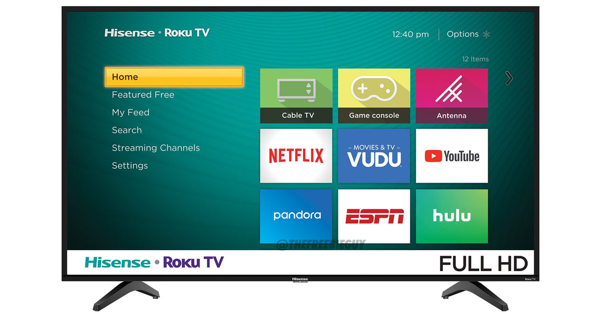 Hisense Class K FHD LED Roku Smart TV