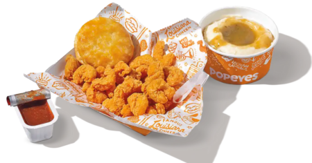 Popcorn Shrimp Meal Small Combo