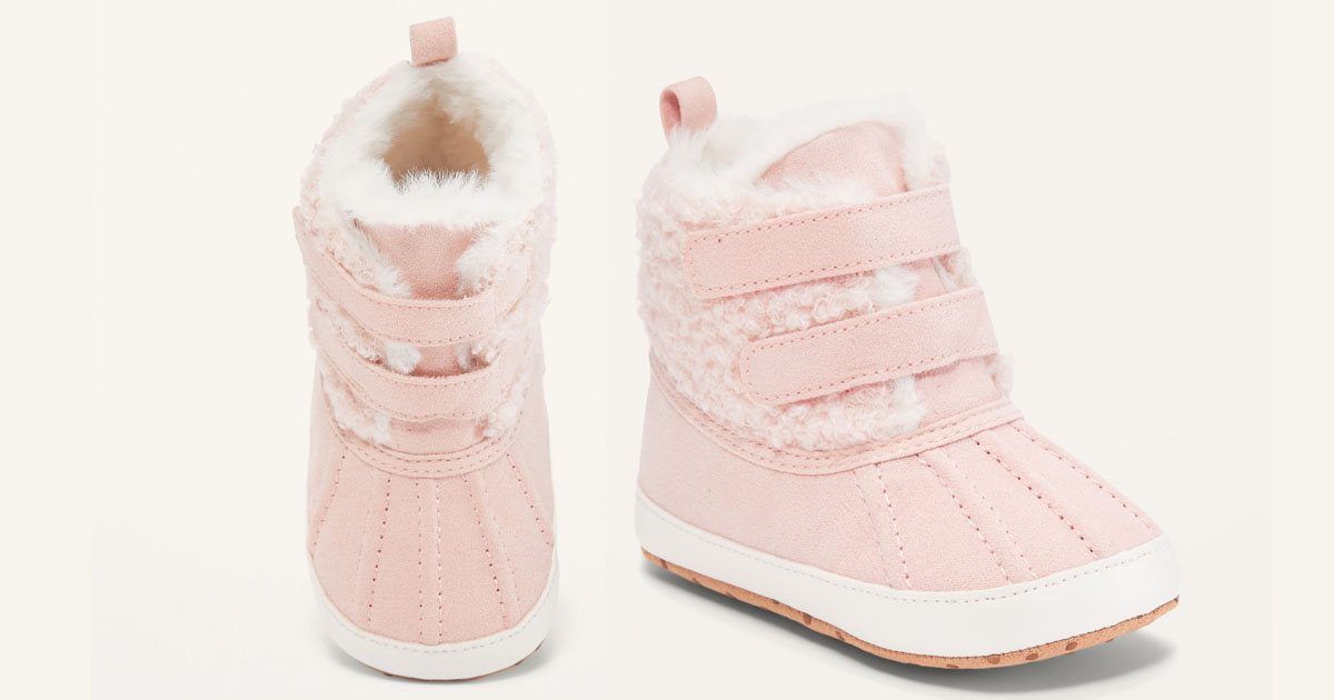 Unisex Faux Suede Boots for Baby