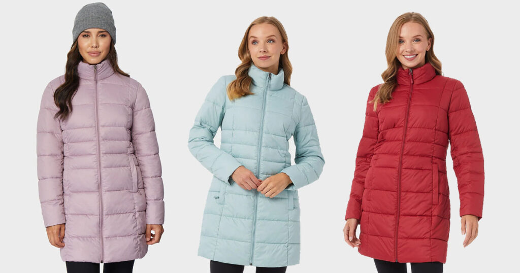 WOMENS SHIELD TECH LONG POLY FILL JACKET