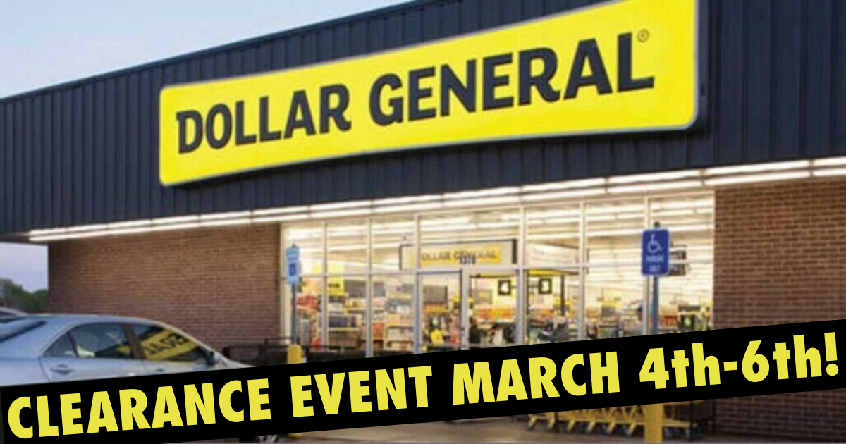 dollar general sale