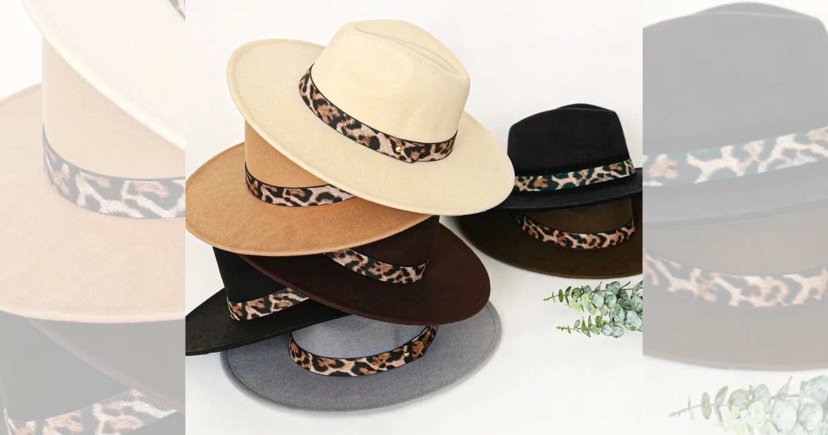Accented Felt Brim Hat Sale Price