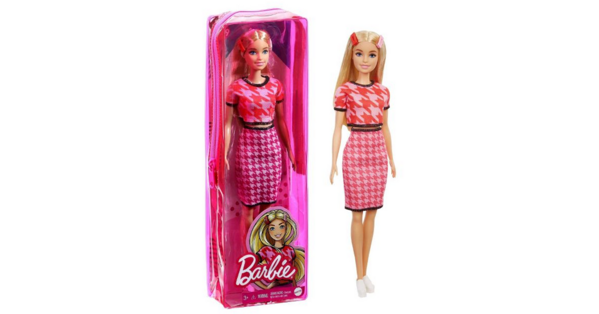 Barbie Fashionista Doll Houndstooth Top