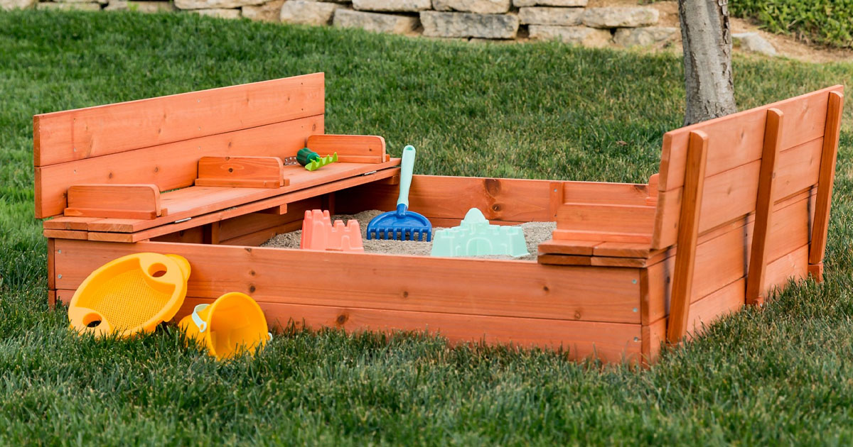Best Choice Products Wooden Sandbox