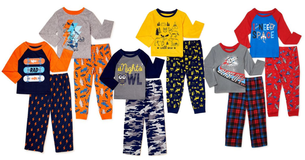 Cozy Jams Baby Toddler Boys Poly Long Sleeve Pajama Set