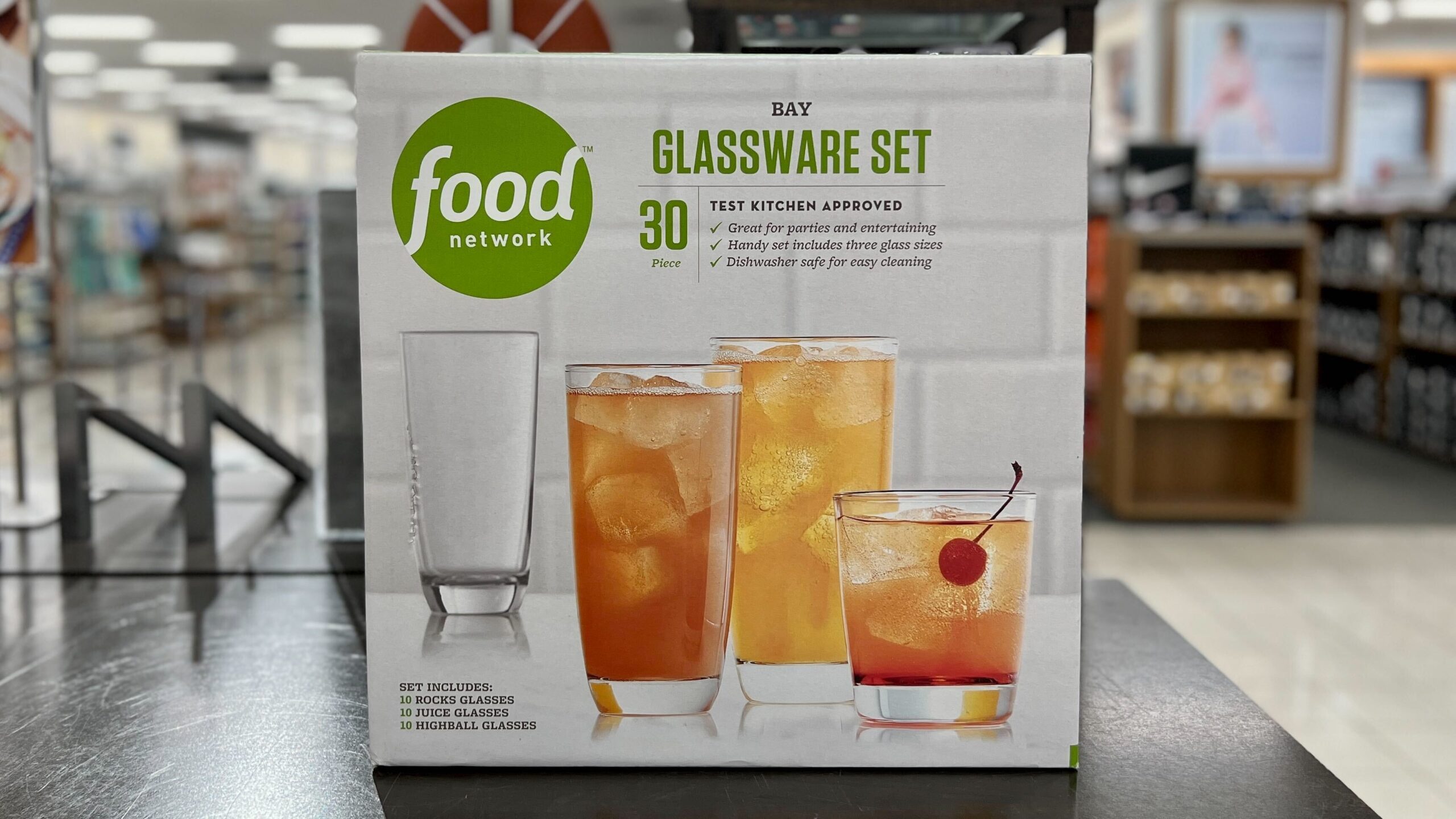 Food Network Glassware Set scaled