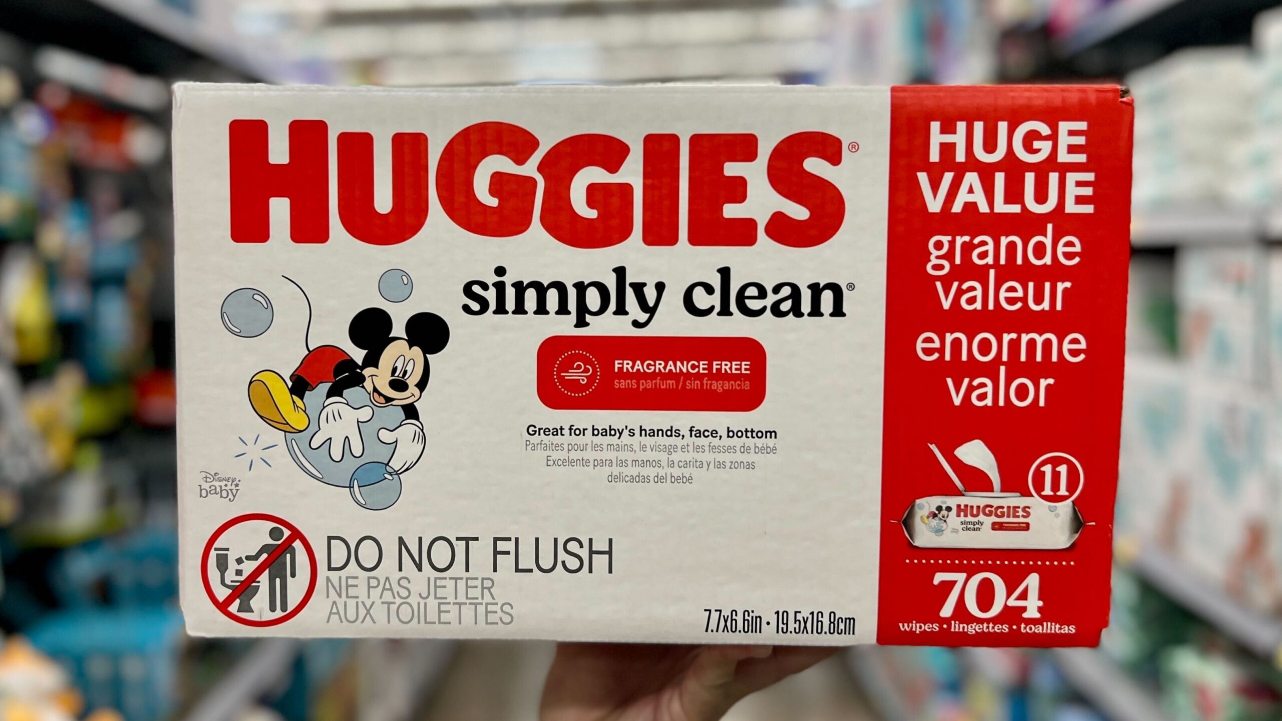 Huggies Simply Clean Wipes scaled