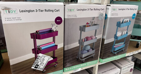 Lexington Tier Rolling Cart Michaels scaled