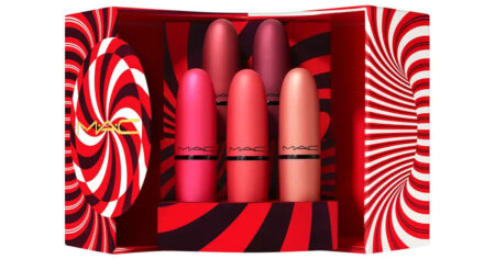 MAC Mistletoe Matte Powder Kiss Lipstick Set