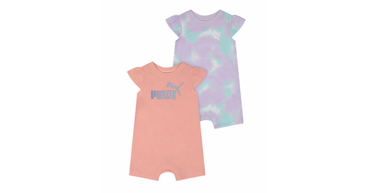 Puma Baby Girls pc Short Sleeve Romper