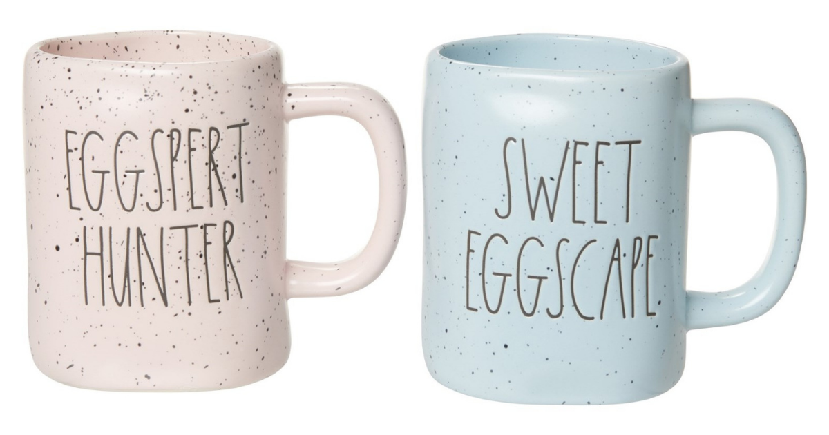Rae Dunn Eggspert Hunter and Sweet Eggscape Mug Set Piece