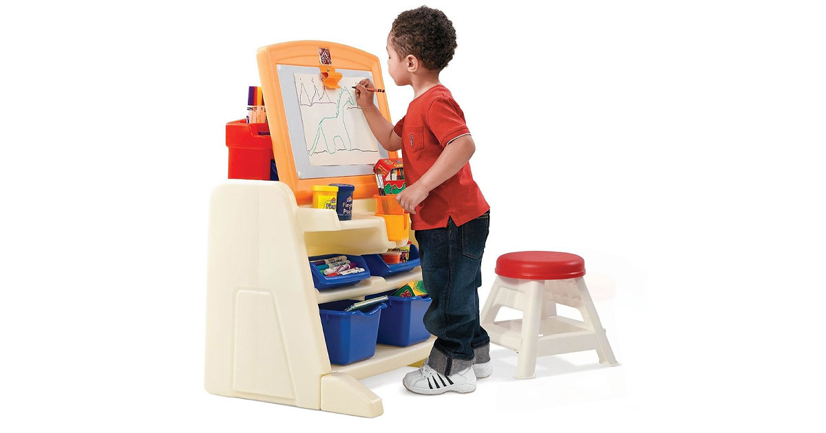 Step Flip Doodle Art Desk