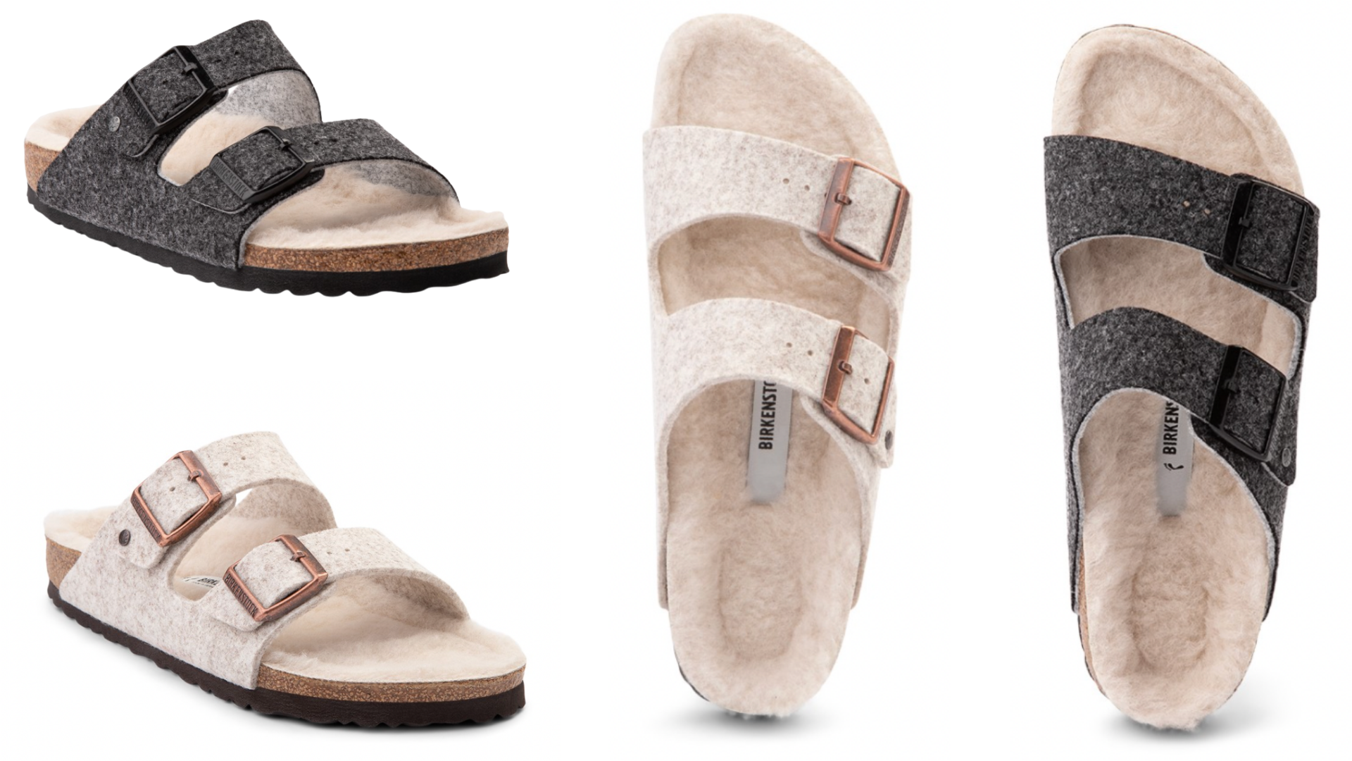 Womens Birkenstock Arizona Wool Felt Sandal