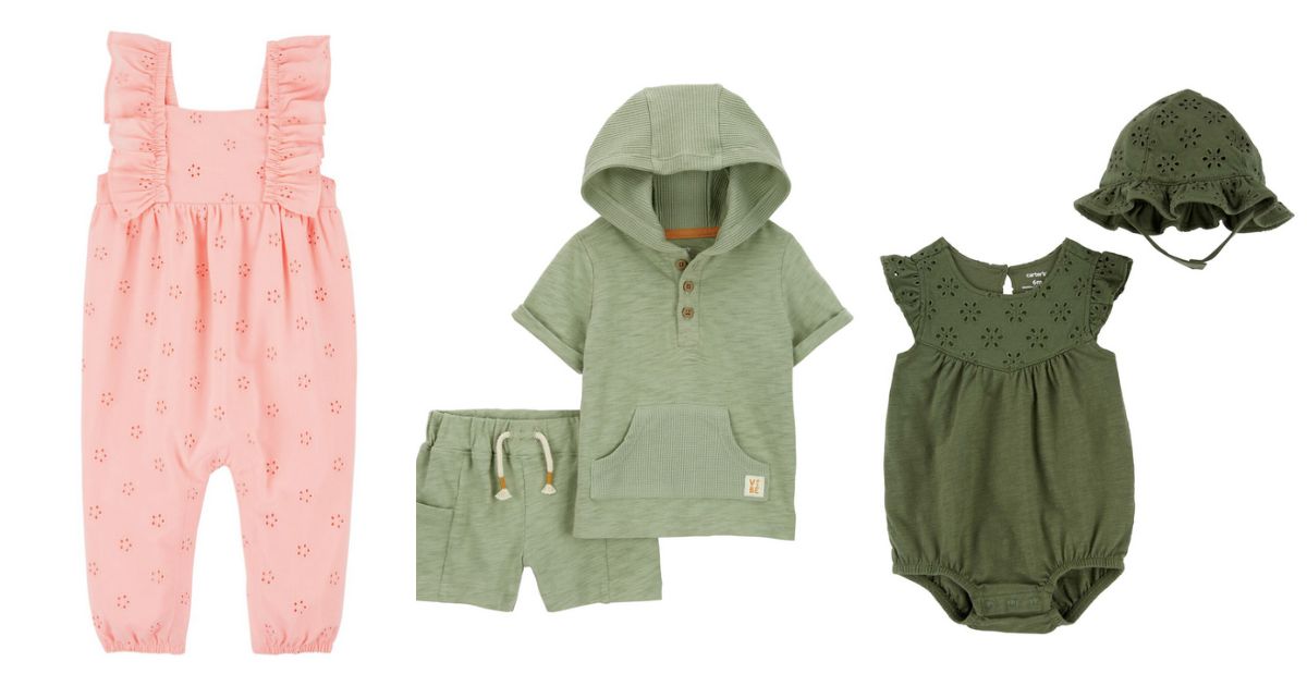 carter s clothing Three Carter's baby outfits