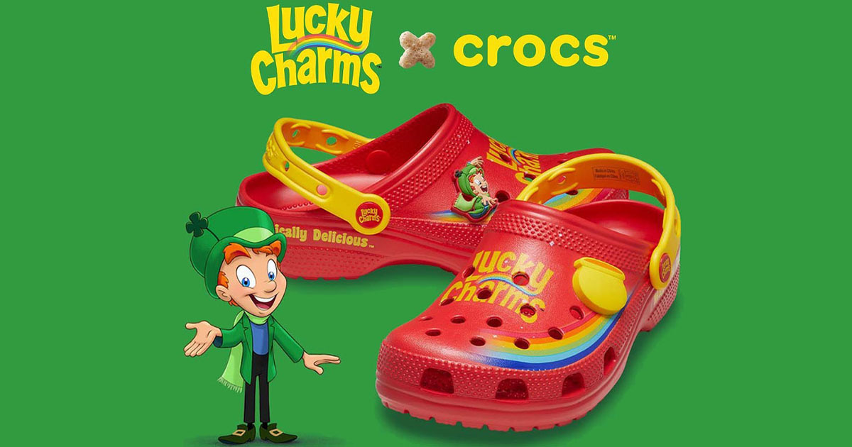 lucky charms x crocs