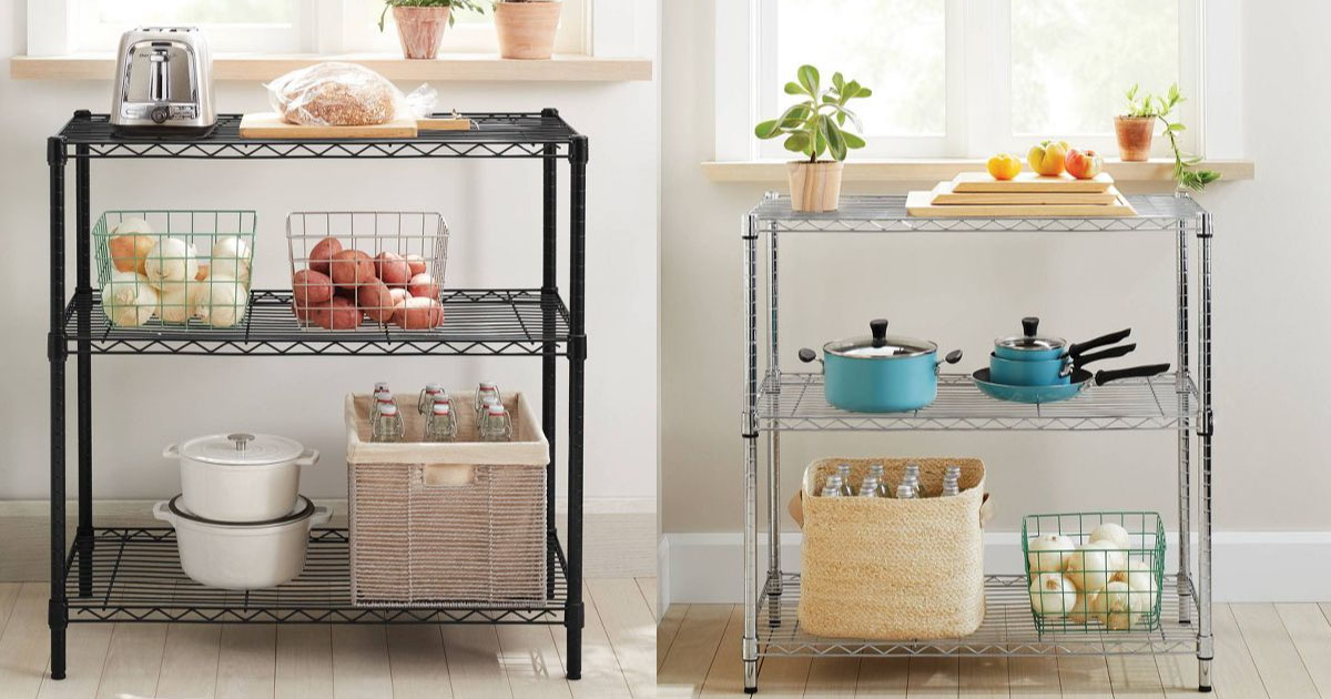 Tier Wide Wire Shelving