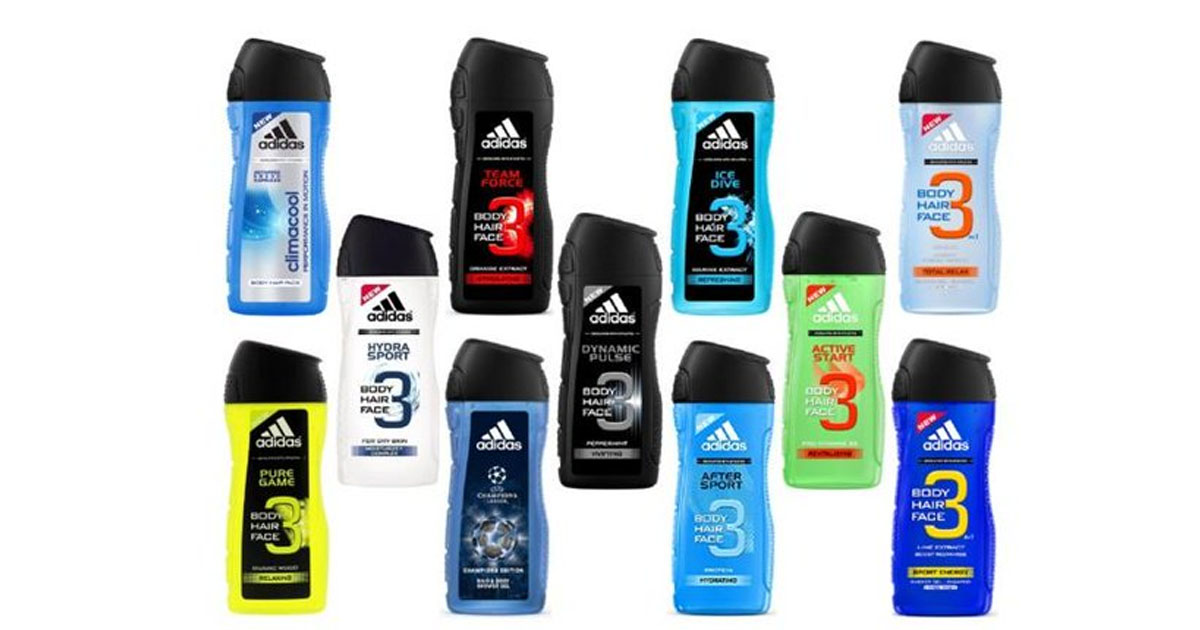 Assorted Adidas Mens Shower Gel oz Pack