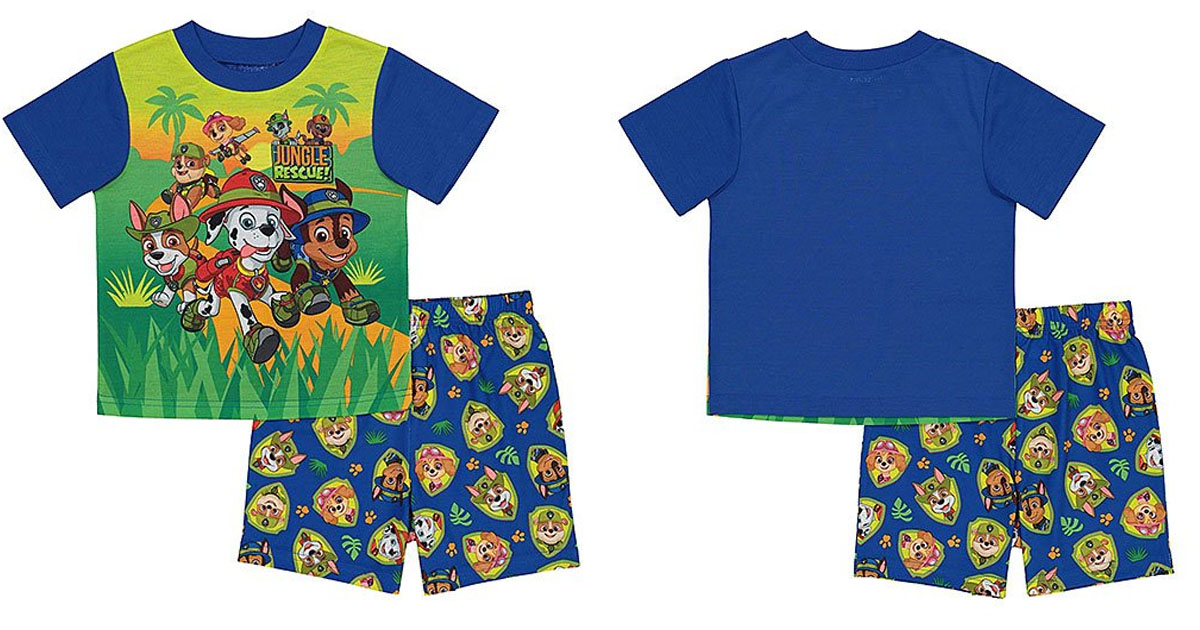 Blue Green PAW Patrol Jungle Rescue Pajama Set Infant