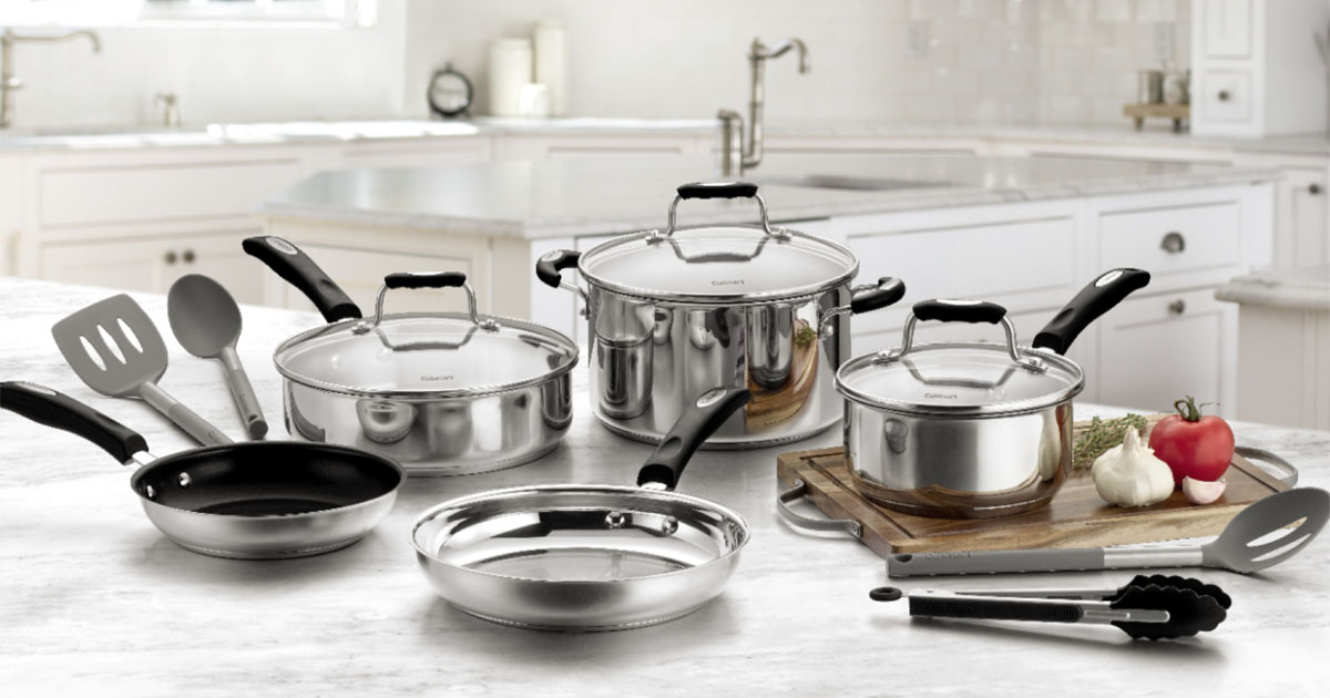 Cuisinart Piece Cookware Set Stainless Steel