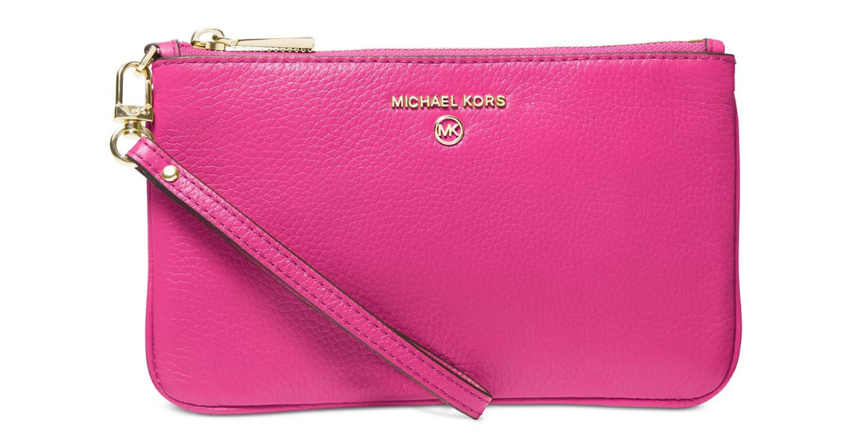 Jet Set Charm Medium Top Zip Wristlet