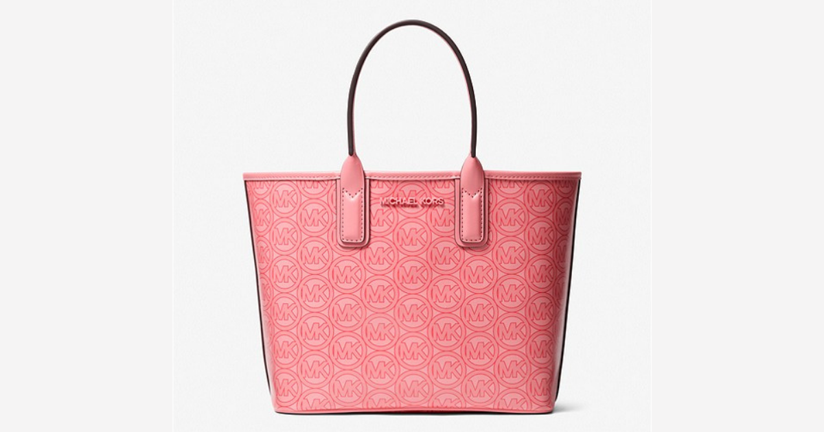 Jodie Small Logo Jacquard Tote Bag