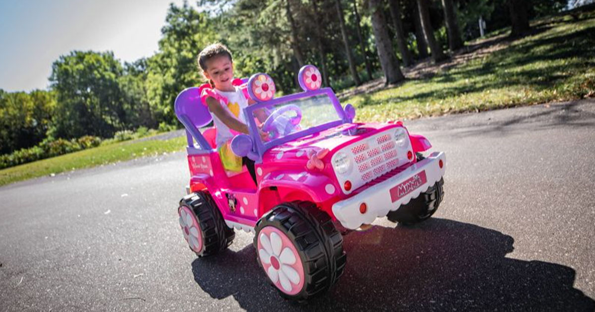 Kid Trax V Disney Minnie Mouse Flower Power x Powered Ride On