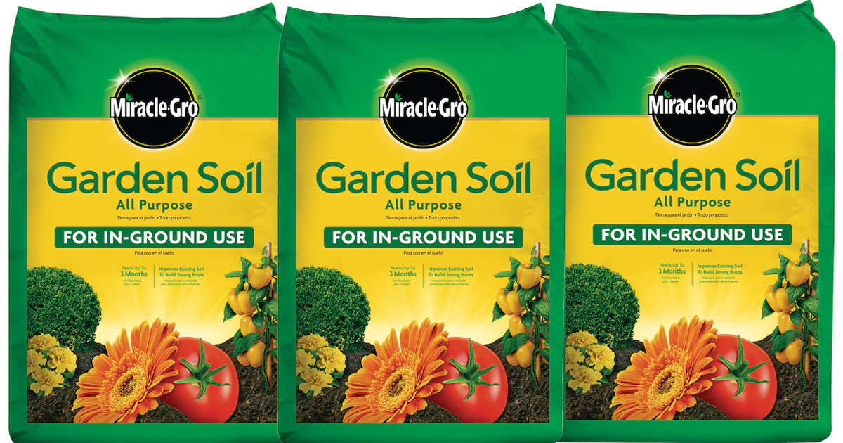 Miracle Gro All Purpose for In Ground Use cu ft Garden Soil
