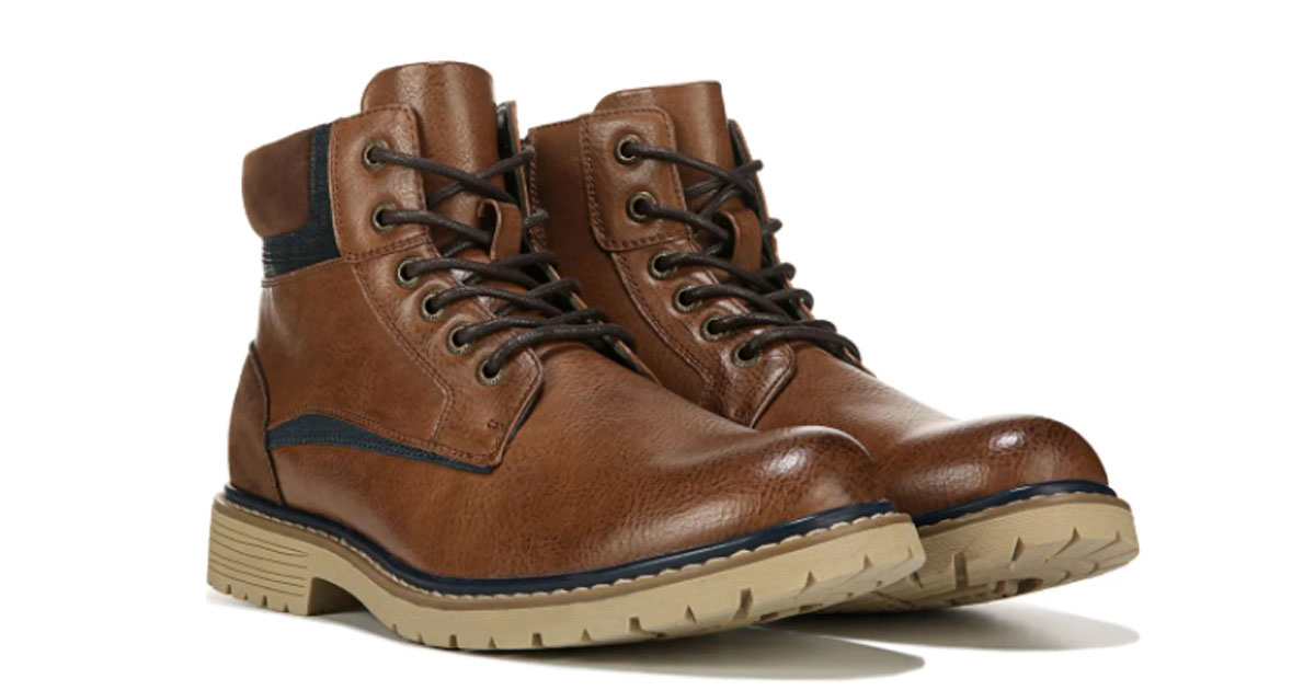 Perry Ellis Mens Overtime Lace Up Casual Boot