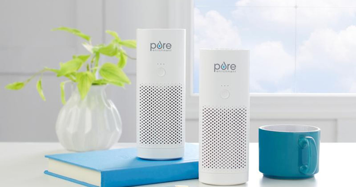 PureEnrichment PureZone Recharging Portable True HEPA Air Purifier pk