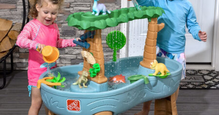 Step Dino Showers Water Table