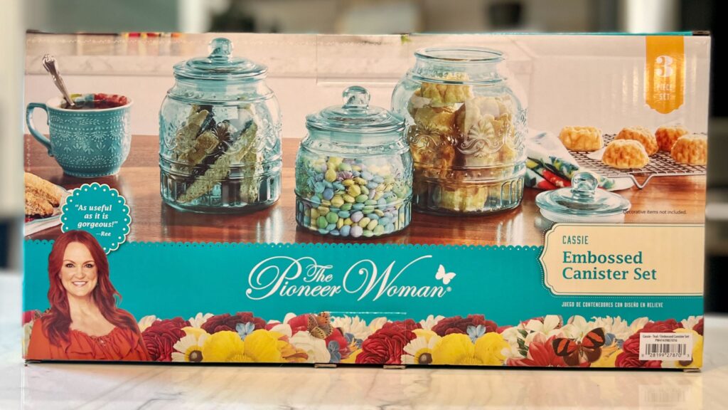 Pioneer Woman Embossed Canister Set
