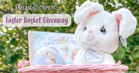 precious moments easter basket