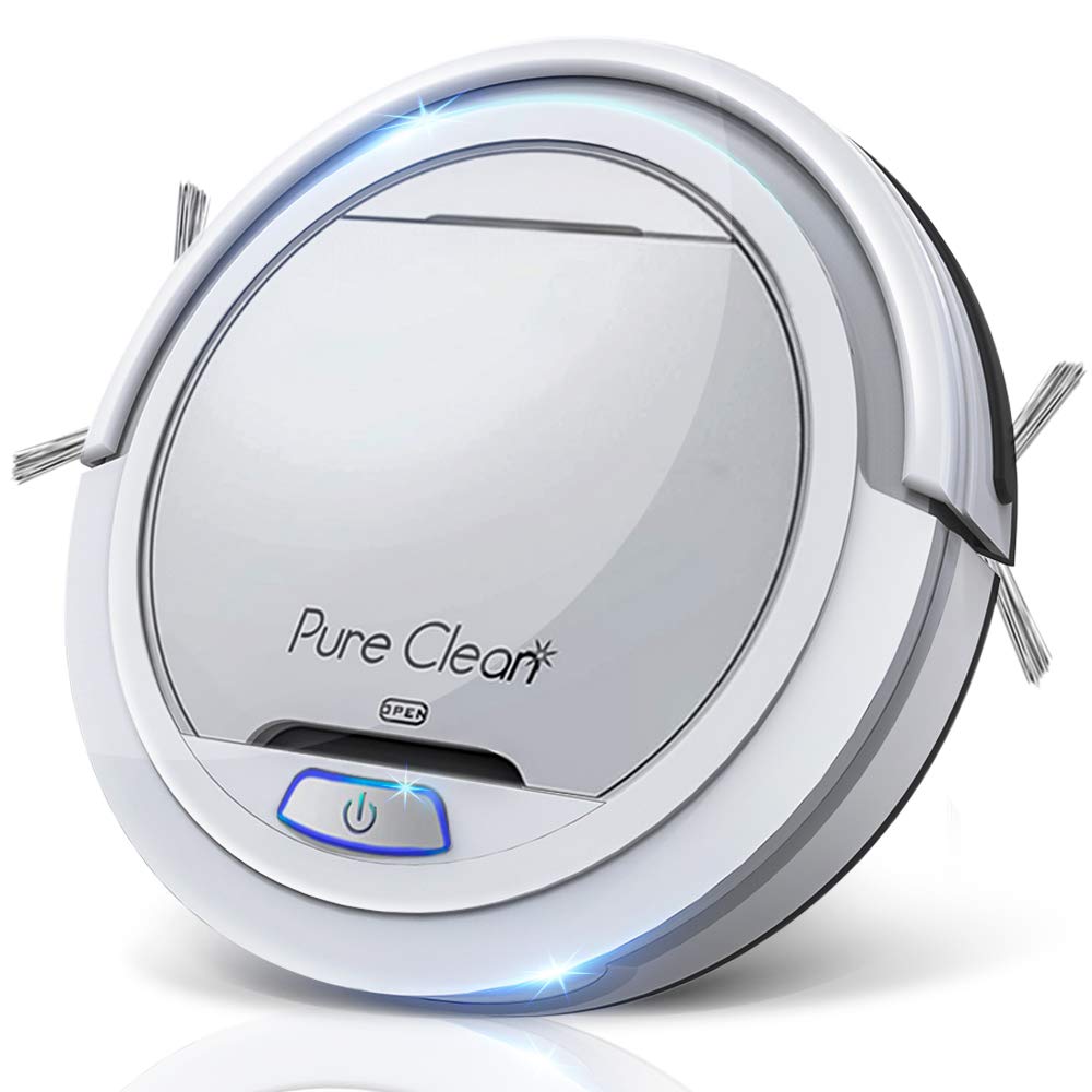 white robot vacuum