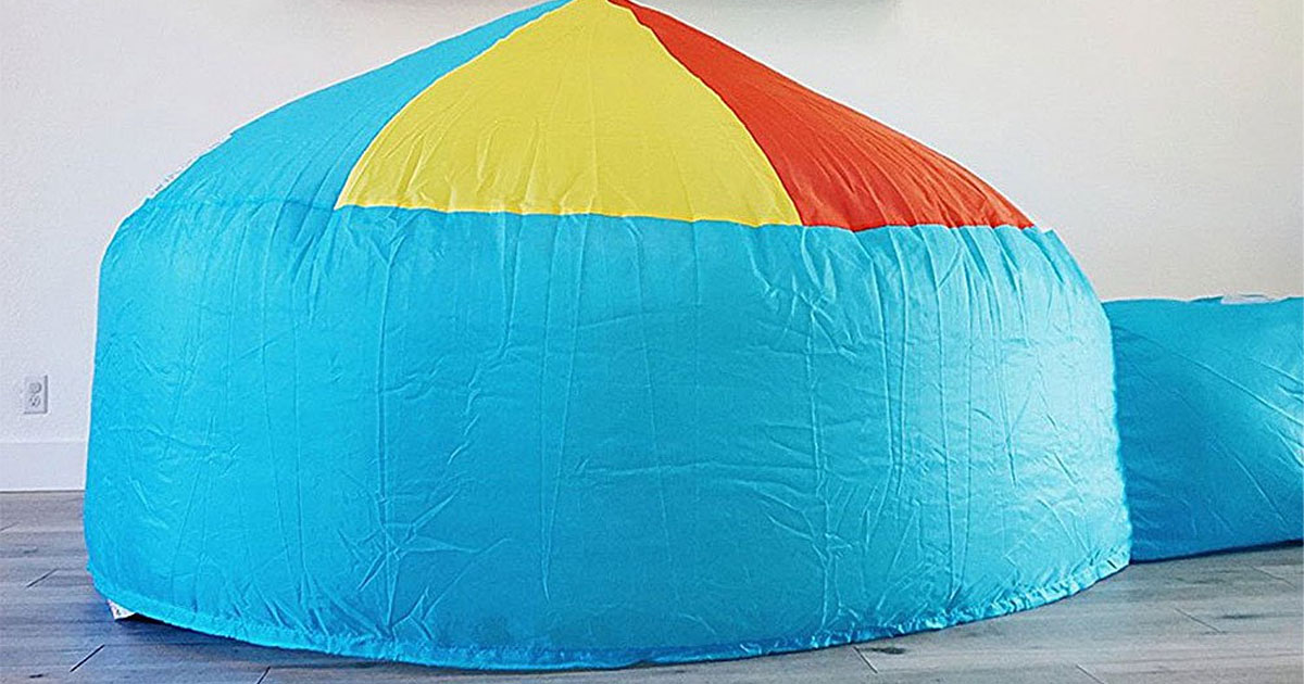 AirFort Beach Ball Blue Living Room Fort