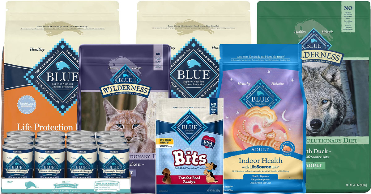 Blue Buffalo Dog and Cat Food and Treats