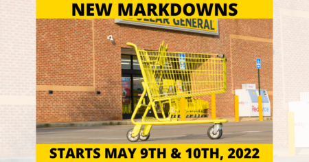 DG NEW MARKDOWNS MAY