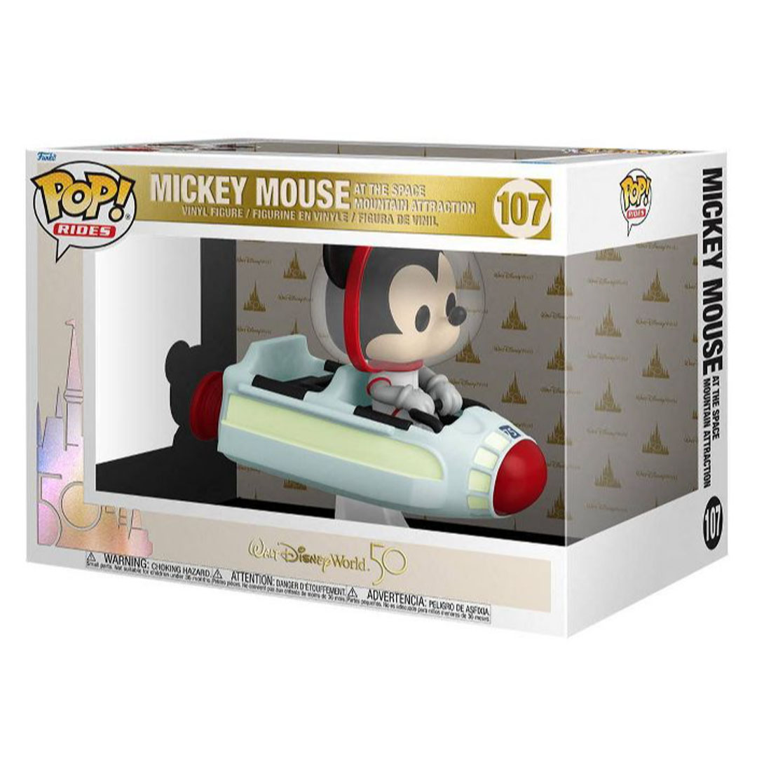 Funko POP Ride Super Deluxe Walt Disney World th Space Mountain with Mickey Mouse