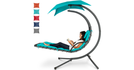 Hanging Curved Chaise Lounge Chair
