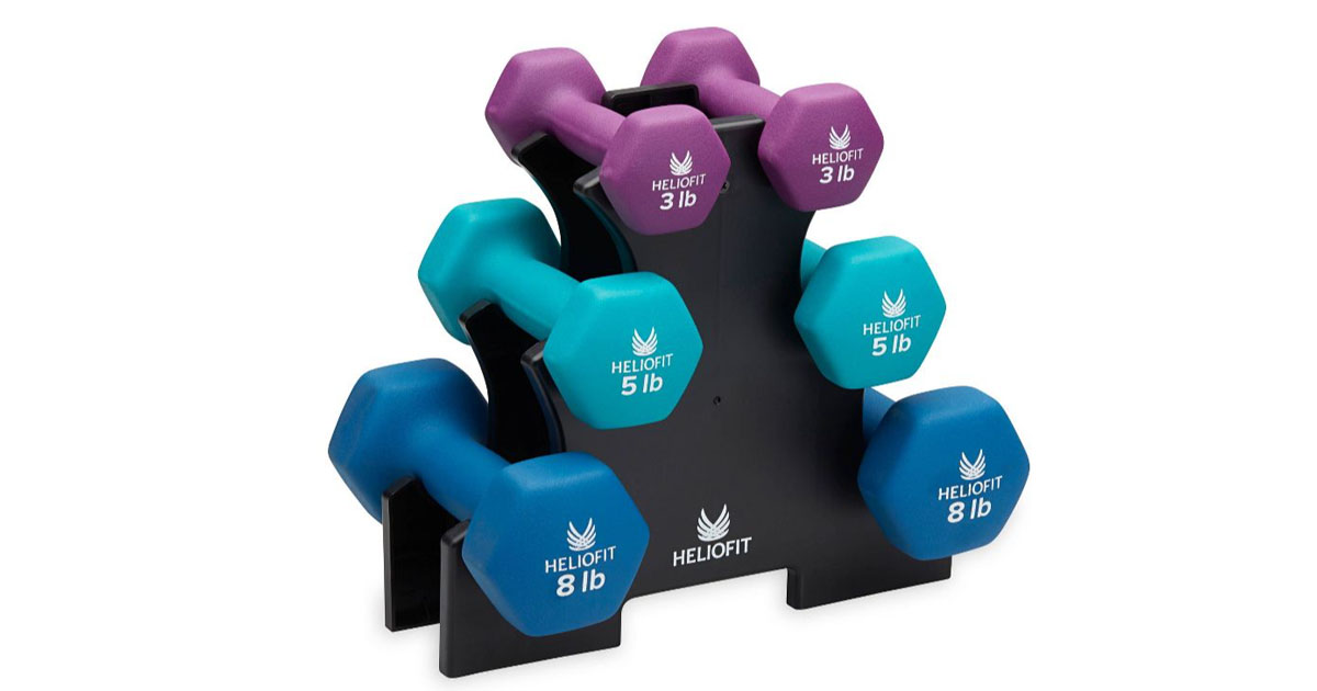 HelioFit Neoprene Hand Weight Set lbs