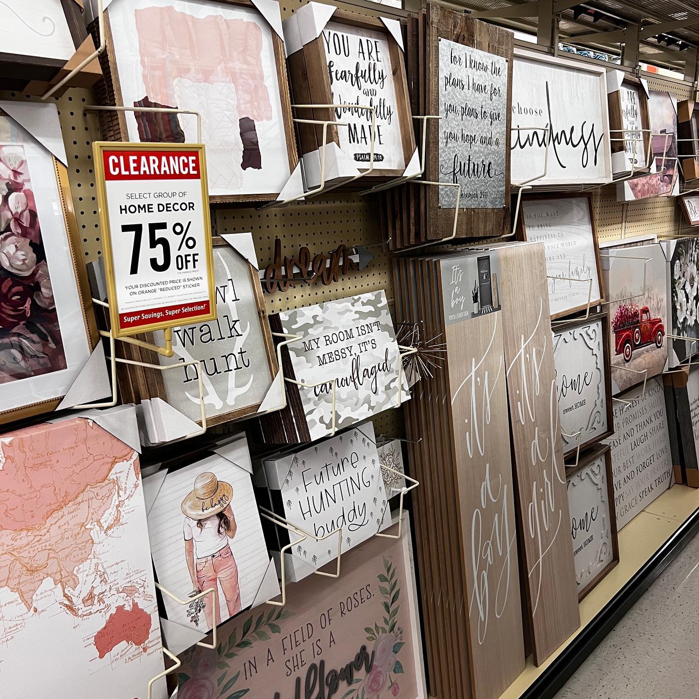 Hobby Lobby Home Decor Clearance