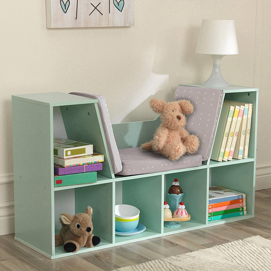 KidKraft Mint Bookcase Reading Nook