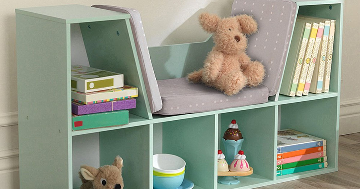 KidKraft Mint Bookcase Reading Nook