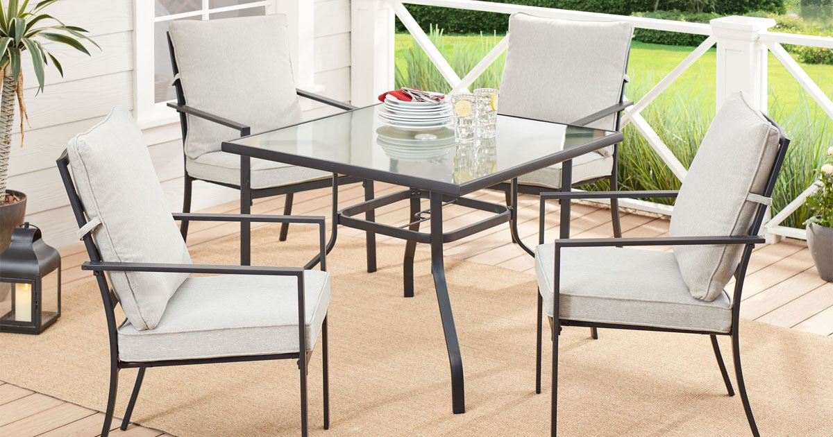 Mainstays Richmond Hills Piece Patio Dining Set