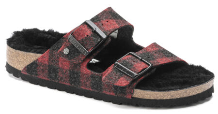 Mens Arizona Shearling Footbed Sandal