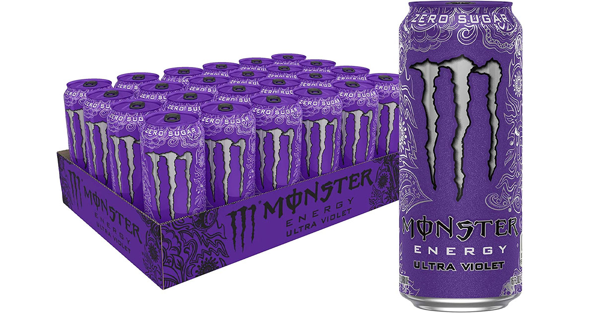 Monster Energy Drink Violet