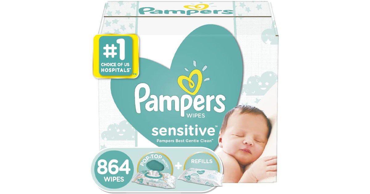 Pampers Sensitive Water Based Baby Diaper Wipes