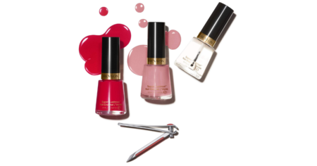 three bottles of nail polish